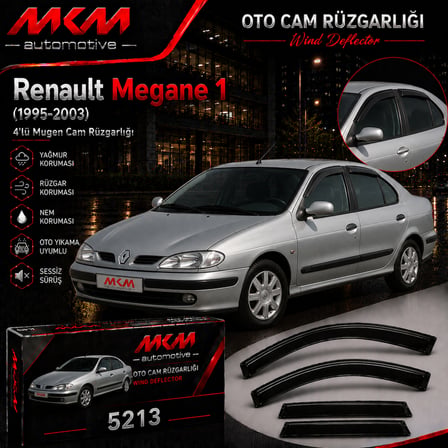 MKM MEGANE 1 4'LÜ MUGEN CAM RÜZGARLIĞI 1995-2003