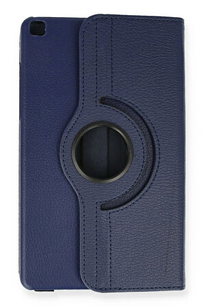 Samsung Galaxy T290 Tab A 8 Kılıf 360 Tablet Deri Kılıf - Lacivert-(5796)