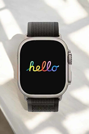 Akıllı Saat Yeni Nesil Sesli Asistan Uyku ve Sağlık Takibi Adımsayar