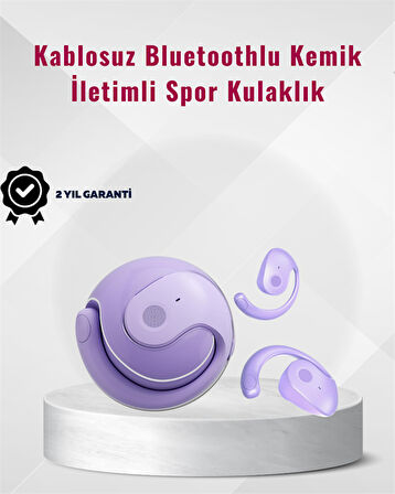 Bluetooth 5.3 Teknolojili Kablosuz Kemik İletimli Spor Kulaklık