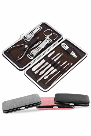 Tırnak Bakımı Tırnak Makası Profesyonel 12 Parça El Ayak Manikür Pedikür Set