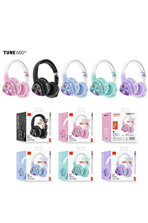 Tune 650 BT RGB Kablosuz Kafaüstü Kulaklık - Yeşil-(5796)