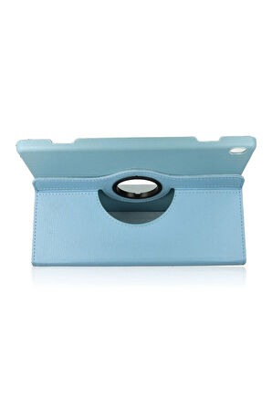 Lenovo M10 X505F Kılıf 360 Tablet Deri Kılıf - Turkuaz-(5796)