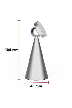 WS01 Magnetli Holder - Gümüş-(5796)