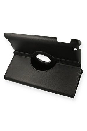 iPad 4 9.7 Kılıf 360 Tablet Deri Kılıf - Siyah-(5796)