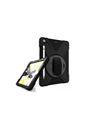 iPad Air 11 (2024) Kılıf Amazing Tablet Kapak - Siyah-(5796)