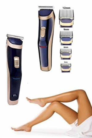 Tıraş Makinesi 4 Başlıklı Paslanmaz Çelik Bıçaklı Tüm Saç Tiplerine Uygun