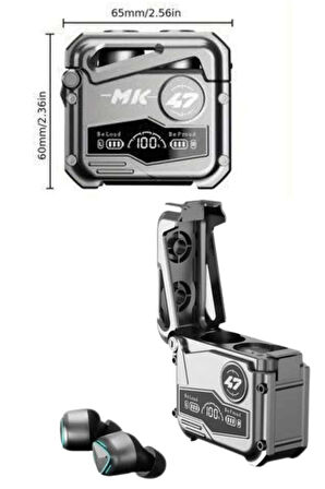 Gecikme Önleyici Oyuncu Kulaklığı Bluetooth Bağlantılı ANC Özelliği 5.0 Blu