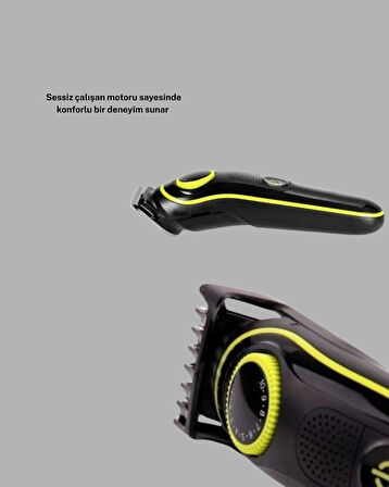 Erkek Bakım Seti – Kablosuz Şarjlı Tıraş Makinesi Su Geçirmez ve Sessiz Moto