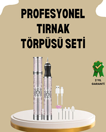 USB Şarjlı Profesyonel 20.000 RPM Elektrikli Oje Sökücü ve Tırnak Bakım Aleti