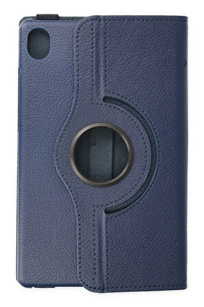 Samsung Galaxy X510 Tab S9 FE 11 Kılıf 360 Tablet Deri Kılıf - Lacivert-(5796)