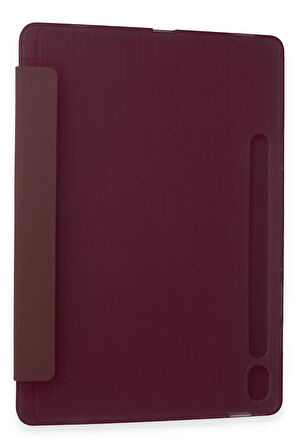 Samsung Galaxy Tab A9 Kılıf Kalemlikli Mars Tablet Kılıfı - Mor-(5796)