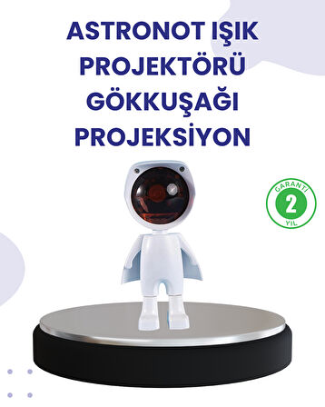 Dekoratif Gün Batımı Işığı – Astronot Figürlü