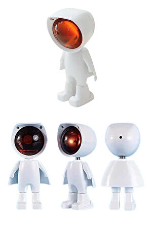 Projeksiyon Güneş Lambası Astronot Gün Batımı Projektör LED Işıklı