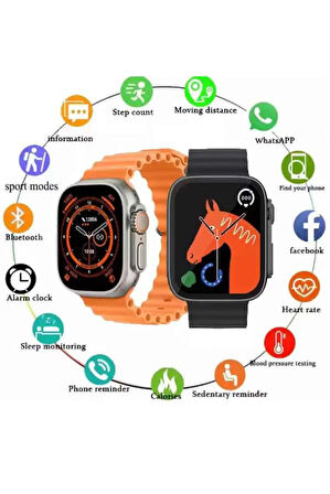 2025 Model Akıllı Saat Kordon Hediyeli Çağrı Cevaplama Uzun Pil Süreli Android