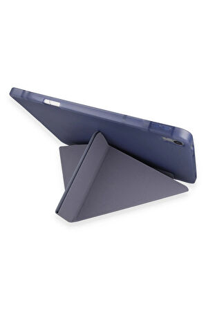 Huawei Honor Pad V9 Kılıf Kalemlikli Mars Tablet Kılıfı - Lila-(5796)