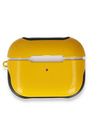 Airpods Pro (1.nesil) 3in1 Kılıf - Sarı-(5796)