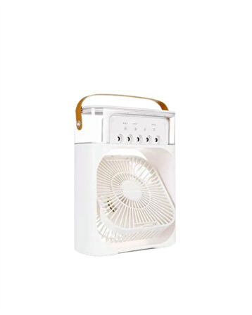 Spreyli Mini Masaüstü Fan | 500ML Su Hazneli 3 Kademeli Soğutucu
