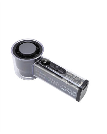 Yüksek Verimli Soğutmalı El Fanı | 100 Seviye Hız Kontrolü | 6 Saat Pil Ömrü