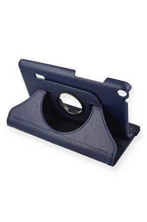 Huawei MediaPad T3 7 Kılıf 360 Tablet Deri Kılıf - Lacivert-(5796)