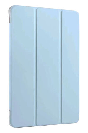 Samsung Galaxy X610 Tab S9 FE Plus 12.4 Kılıf Tablet Smart Kılıf - Mavi-(5796)