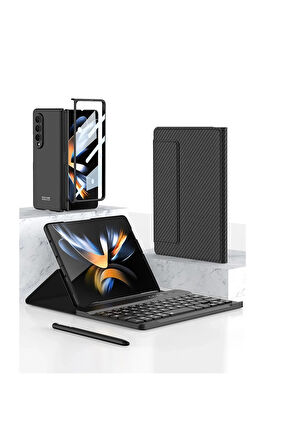 Universal Universal Kılıf Fold Klavye - Karbon Siyah-(5796)