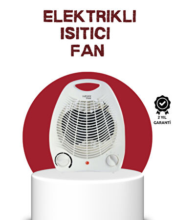 2000W Taşınabilir Elektrikli Fanlı Isıtıcı – Hızlı Isınma Kompakt Boy