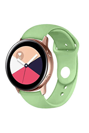 Watch 22mm Klasik Kordon - Açık Yeşil-(5796)