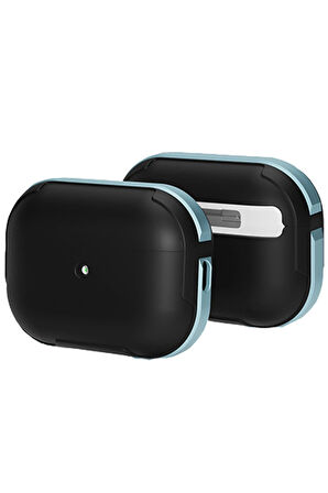 Airpods 3 (3.nesil) MO-A8 Armor Kılıf - Sierra Blue-(5796)