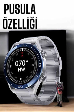 Akıllı Saat Yeni Nesil Bluetooth Bağlantılı Uyku ve Sağlık Takibi NFC ve GPS