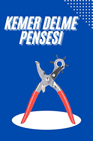 Kemer Delici Kemer Delme Pensesi Delik Açıcı Şık Aparatı Aparat