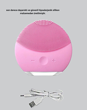 Taşınabilir Silikon Masaj Aleti – Derin Temizlik Yüz ve El Kullanımına Uygun