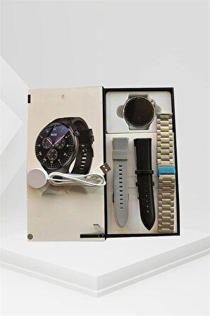 Akıllı Saat Adımsayar Nabız Ölçer Titreşim Özellikli Çağrı Cevaplama Sosy