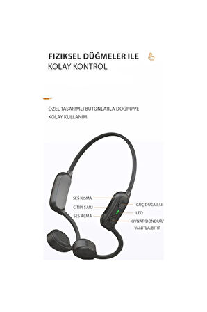 AS10 Plus Suya Dayanıklı Bluetooth Kulaklık - Siyah-(5796)