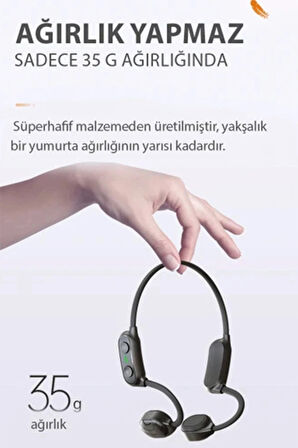 AS10 Plus Suya Dayanıklı Bluetooth Kulaklık - Siyah-(5796)