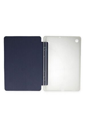 Xiaomi Redmi Pad SE Kılıf Kalemlikli Mars Tablet Kılıfı - Lacivert-(5796)