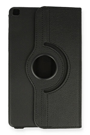 Samsung Galaxy T290 Tab A 8 Kılıf 360 Tablet Deri Kılıf - Siyah-(5796)