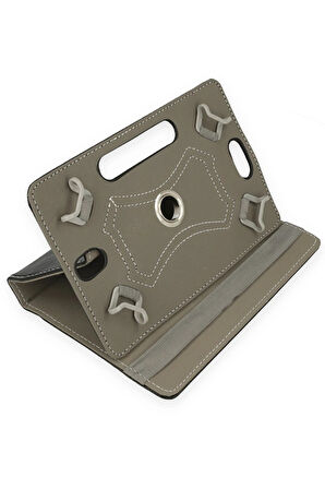 Universal 7 Kılıf 360 Tablet Deri Kılıf - Siyah-(5796)