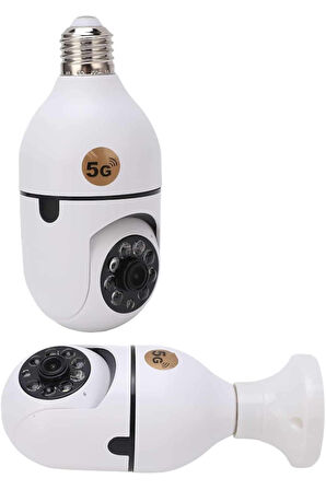 Wifi Güvenlik Kamerası 360 Derece Dönebilen Harekete Duyarlı Gece Görüşlü Am