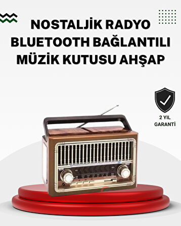 Ahşap Görünümlü Masaüstü Bluetooth Cihaz