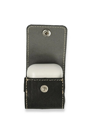 Airpods 2 (2.nesil) Askılı Kılıf - Siyah-(5796)