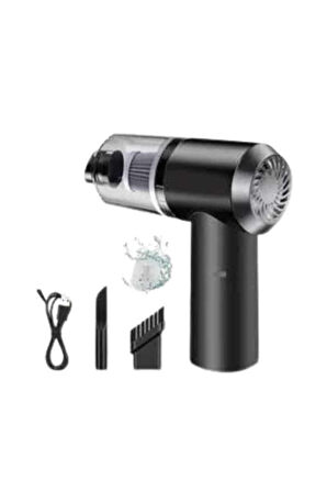 Vakumlu Süpürge Şarjlı Elektrikli Mini Taşınabilir Uzun Ömürlü Hazneli