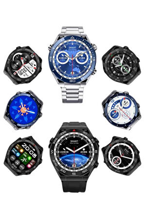 Akıllı Saat 1.62 İnç Ultimate Nabız Sensörlü Sesli Görüşme Yapabilen