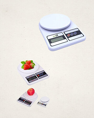 LCD Ekranlı Yüksek Hassasiyetli Dijital Mutfak Terazisi
