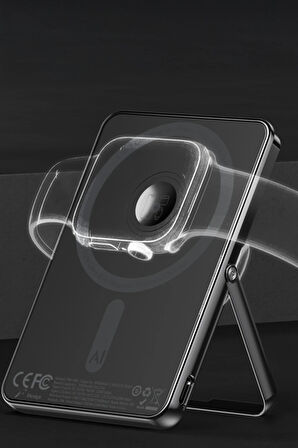 PW580 5.000 mAh 20W Type-C 15W Kablosuz Şarj 3W Saat Şarj ve 5W Kulaklık Şarj De