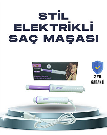 GW 32mm Döner Başlıklı Saç Kıvırma Makinesi – Her An Her Yerde Profesyonel 