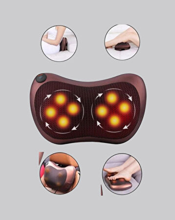 Taşınabilir Yoğurma Masaj Cihazı Boyun Bel Sırt Ayak