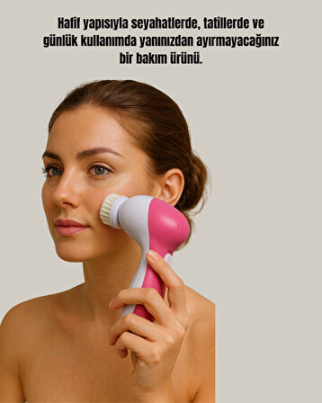 Fırçalı Yüz Temizleme ve Spa Masaj Cihazı