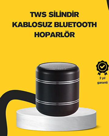 Mini Alüminyum Bluetooth Hoparlör Yüksek Bas Performansı