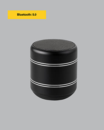 Mini Alüminyum Bluetooth Hoparlör Yüksek Bas Performansı